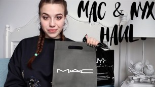 'ПОКУПКИ КОСМЕТИКИ MAC, NYX || MAC and NYX HAUL'