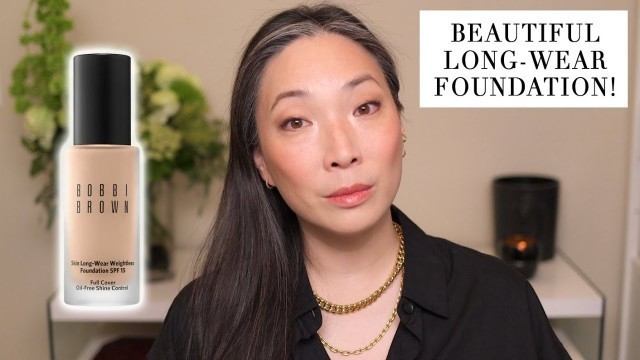 'Bobbi Brown Skin Long Wear Weightless Foundation SPF 15 Full Day Wear Test | AD'