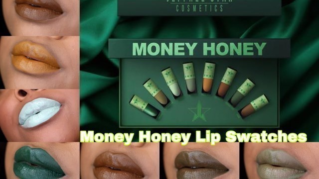 'JEFFREE STAR COSMETICS MONEY HONEY LIPSTICK BUNDLE SWATCHES| BLOOD MONEY COLLECTION'