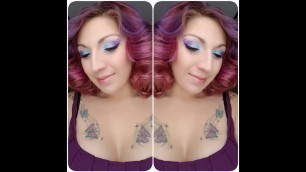 'TEAL AND PURPLE EYES | Using BH Cosmetics'