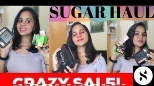 'SUGAR COSMETICS HAUL 2021 | First Time TRY ON! CLEARANCE SALE/ #Sugarcosmetic |THE SHEEKY GIRLS'