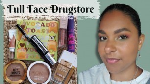 'FULL FACE DRUGSTORE MAKEUP - BH COSMETICS AVOCADO PALETTE'