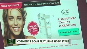 'Cosmetics scam features HGTV stars'