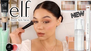 'FULL FACE OF ELF MAKEUP  *New makeup* + $14 & under! | Blissfulbrii'