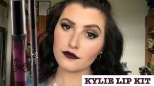 '*NEW* KYLIE LIP KIT - KOURT K + Review & Swatches'