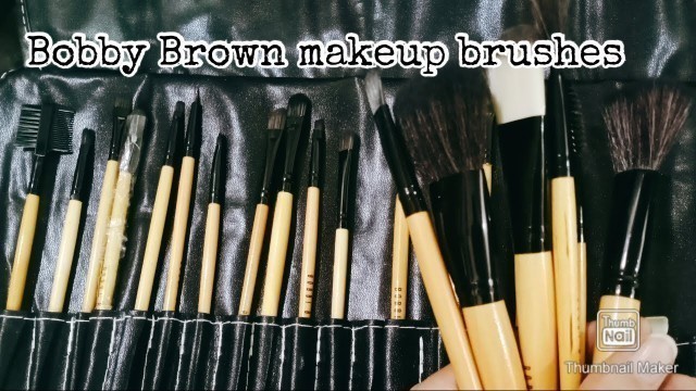 'Bobby Brown makeup brushes ----Review'