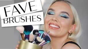 'MY FAVORITE MAKEUP BRUSHES | SIGMA, SPECTRUM, MORPHE'