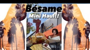 'Bésame Consmetics Mini Haul / Vintage makeup / New Finds'