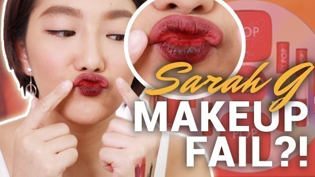 'SARAH GERONIMO\'S Pop Studio Cosmetics First Impressions | Raiza Contawi'