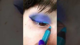 'Violet smokey eye tutorial using BH cosmetics Sapphire palette!'