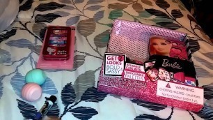 'Kids Beauty Edition!!! Barbie,HelloKitty,Descendants& Eos lip balm!!!'