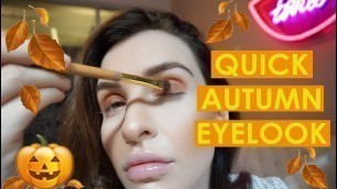 'fall inspired eye look with Jen | tarte talk'