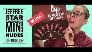 'SWATCHING JEFFREE STAR COSMETICS MINI NUDES BUNDLE VOLUME 2 | tiffanie raley ♡'