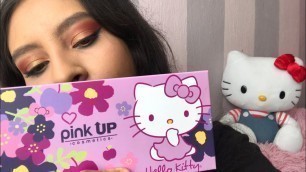 'Paleta de Hello Kitty por Pink up cosmetics| Michelle Franma'