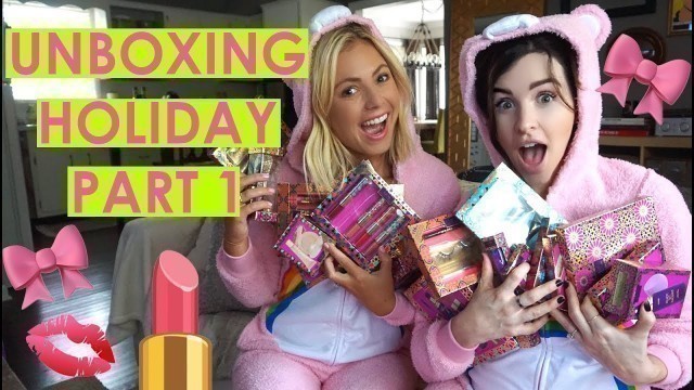 'holiday unboxing with Jen & Deanna part 1! | tarte talk'