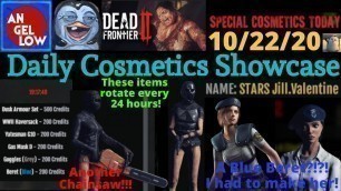 'Dead Frontier 2: 10/22/20 \"Daily Cosmetics Showcase!\" Jill\'s STARS Beret!! Now I had to make her!'