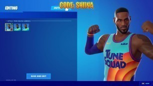 'NEW LEBRON JAMES COSMETICS IN GAME!! Fortnite Battle Royale'