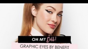 '[SEPHORA TUTO] -Maquillage -  BENEFIT COSMETICS - Look POP DOLL Graphic Eyes'