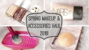 'HUGE Makeup & Accessories Haul 2016- Topshop, MAC, Essie + More!'