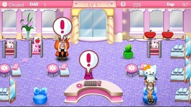 '\"#HelloKitty Beauty Salon\" #gameplay || Day 1'