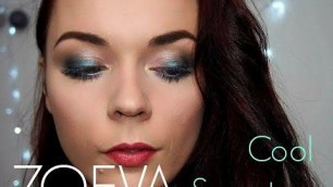 'MAKEUP krok po kroku ZOEVA COOL SPECTRUM || makijaż karnawałowy'