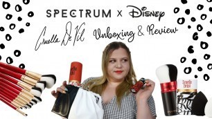 'Spectrum x Disney Cruella De Vile Collection unboxing and review || Beth Does Beauty'