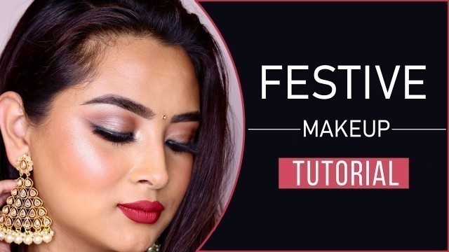 'How To Festive Makeup | Simple Indian Makeup Tutorial | SUGAR Cosmetics | Glam Transformation'