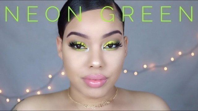 'NEON GREEN MAKEUP TUTORIAL | BH COSMETICS ROYAL AFFAIR PALETTE'