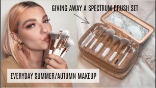 'MY FAVE SUMMER/AUTUMN SIMPLE EVERYDAY MAKEUP LOOK + SPECTRUM GIVEAWAY!! | LoveFings'