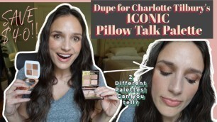 'Drugstore Dupe for Charlotte Tilbury\'s Pillow Talk Palette! Flower Beauty Petal Play Shadow'