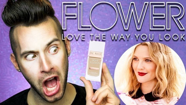 'NO BULLSH*T FLOWER Illuminating Light Foundation Review | Drew Barrymore | PopLuxe'