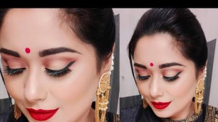 'SIMPLE, Easy Indian Wedding Guest Makeup | Full Face of @SUGAR Cosmetics | #shorts'