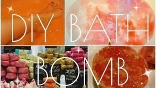 'DIY How To Make A LUSH Glitter Bath Bomb At Home!!'