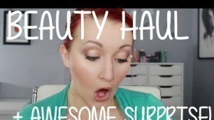 'GIGANTIC Beauty Haul! MAC, Smashbox, Milani, Urban Decay + AWESOME Surprise!'