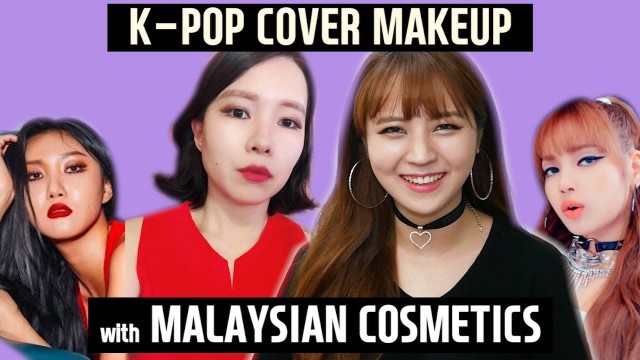 'K-POP cover makeup with Malaysian cosmetics l Lisa, Eunha, Hwasa l Blimey Everybody ep.2'