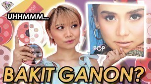 'BAKIT GANON YUNG MAKEUP NI SARAH GERONIMO?! POP STUDIO COSMETICS REVIEW + WEAR TEST | MAE LAYUG'