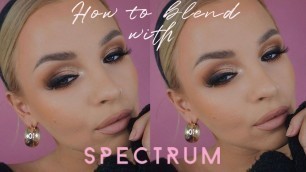 'How To Blend Eyeshadow / Back To Basics With Spectrum #BlendEyeshadow #HowToBlend'