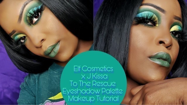 'Elf Cosmetics x J Kissa To The Rescue Eyeshadow Palette Makeup Tutorial'