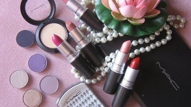 'HAUL MAC : Палетка теней Shadow Burgundy Times Nine,Губная помада Cremesheen Lipstick и др.'