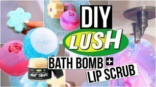 'DIY Lush Bath Bombs + Lip Scrub! | Tara Michelle'
