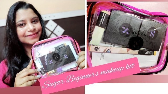 'Sugar Cosmetics|| Beginner\'s makeup kit review || Only Rs.999'