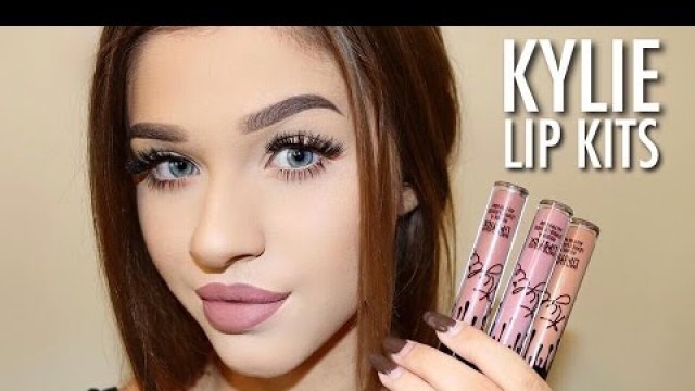 'Kylie Cosmetics Lip Kits Review & Swatches | Koko K, Candy K & Exposed'