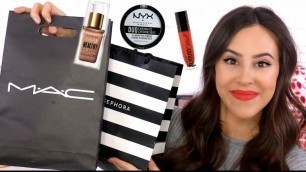 'COLLECTIVE MAKEUP HAUL 2017 || Drugstore, Sephora & MAC'