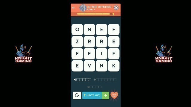 'Wordbrain 2 IN THE KITCHEN All Levels 1 2 3 4 5 Answers solution Kunci jawaban Gameplay Walkthrough'