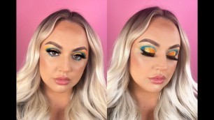 'BYS Neon Dreams Makeup Tutorial by @mikaylachilbymakeupstudio'