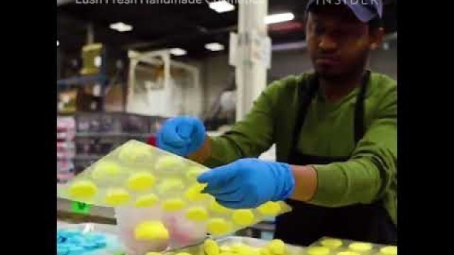 'This is how @lushcosmetics makes its holiday bath bombs'