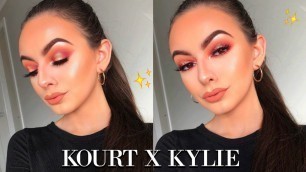 'KOURT X KYLIE COSMETICS COLLECTION TUTORIAL! | itsmartinaxo'