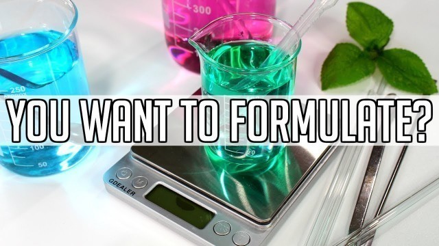 So you wanna Start Making Cosmetics - Formulating for Beginners