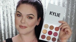 'GRWM feat. Kylie Cosmetics \"Burgundy\" Kyshadow Palette'