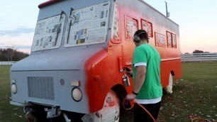 'Food Truck Build - Painting Papa Pineapples'